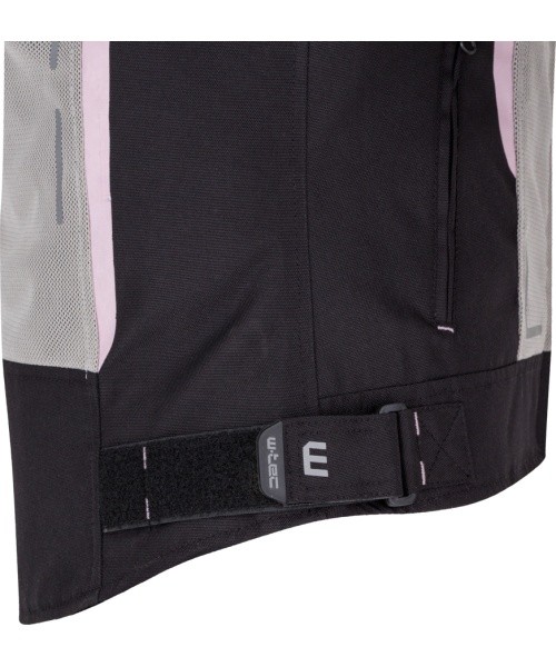 Women’s Summer Motorcycle Jacket W-TEC Mirelia - Black-Grey-Fluo