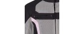 Women’s Summer Motorcycle Jacket W-TEC Mirelia - Black and grey
