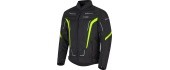 Men’s Summer Motorcycle Jacket W-TEC Mirelio - Black and grey