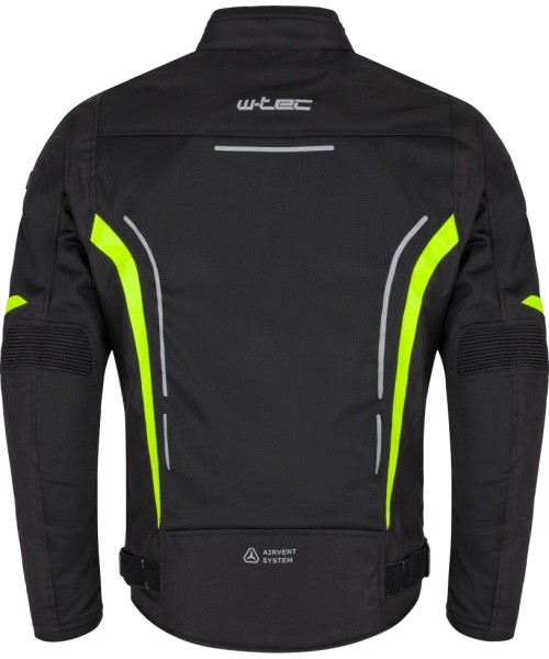Men’s Summer Motorcycle Jacket W-TEC Mirelio - Black and grey