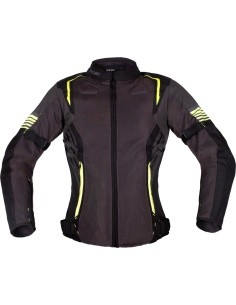 Women’s Summer Motorcycle Jacket W-TEC Jelsa - šedá-fluo