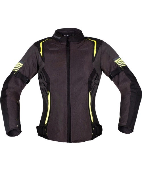 Women’s Summer Motorcycle Jacket W-TEC Jelsa - šedá-fluo