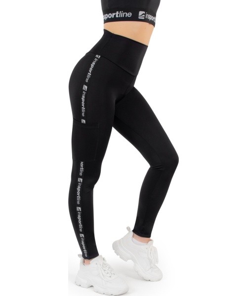 Naiste retuusid inSPORTline Highwaist - Must