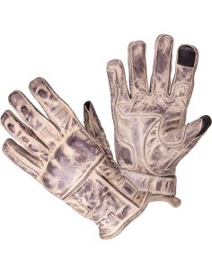 Motorcycle Gloves W-TEC Bresco - Beige/Cream