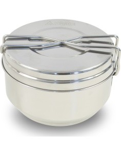 Pot Yate, 3 Parts, Stainless Steel