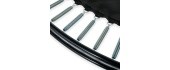 EXIT Dynamic ground level trampoline ø366cm with safety net - black