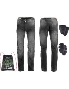 Men’s Moto Jeans W-TEC Shiquet - Black