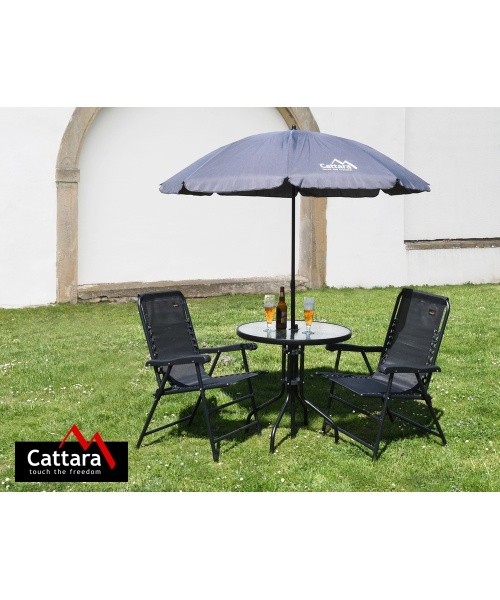 Foldable Garden Chair Cattara Terst - Black