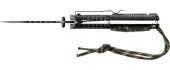 CAMO ONE HAND KNIFE PARACORD W.FIRE STARTER