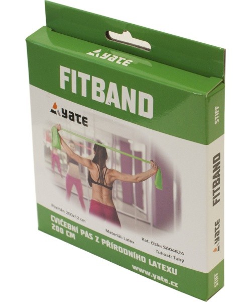 Resistance Band Yate,  200x12 cm - Hard, Green