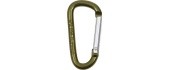Carabiner D MFH - Green, 6mmx6cm