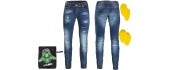 Men’s Motorcycle Jeans W-TEC Feeldy - Blue