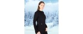 Women’s Heated T-Shirt W-TEC Insulong Lady - Black