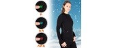 Women’s Heated T-Shirt W-TEC Insulong Lady - Black