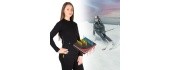 Naiste soojendusega T-särk W-TEC Insulong Lady - Must