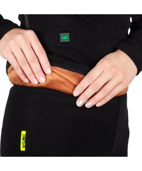 Naiste soojendusega T-särk W-TEC Insulong Lady - Must