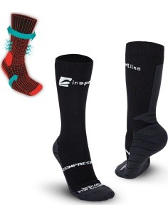 Compression Socks inSPORTline Compleano AG+ - Black
