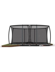 BERG SPORTS Ultim Pro Bouncer FlatGround 500 + Safety Net XL