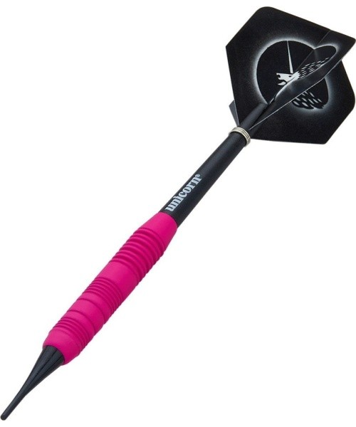 Noolemängu nooled Unicorn Core Plus Rubberized Brass Pink, 3 tk