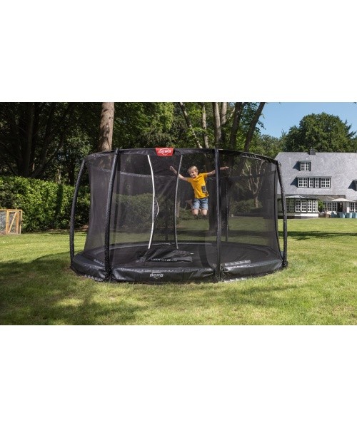 BERG Champion InGround 430 Grey + Safety Net Deluxe
