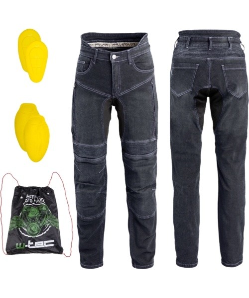 Men’s Motorcycle Jeans W-TEC Biterillo Evo - Black