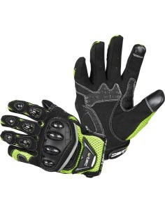 Mootorratturi kindad W-TEC Upgear - Must-fluo