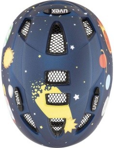 Uvex Kid 2 CC Helmet Dark Blue Rocket Mat