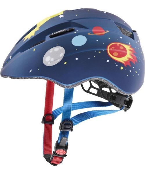 Kiiver Uvex Kid 2 cc dark blue rocket mat
