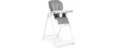 Feeding chair height adjustment eco leather straps double tray