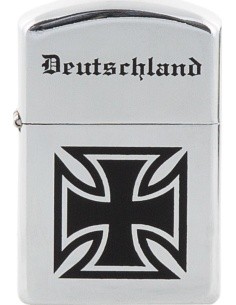 Windproof Lighter MFH Deutschland - Chrome Polished, Unfilled