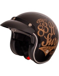 Motorcycle Helmet W-TEC Café Racer - 3Ways Surf Bronze