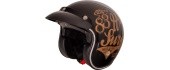 Mootorratta kiiver W-TEC Café Racer - 3Ways Surf Bronze