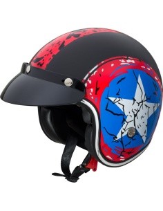 Motorcycle Helmet W-TEC Café Racer - Big Star