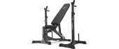 Set MS30_2.0 | Double-sided adjustable training bench + multilevel barbell racks (2 pieces) with assistance - Marbo Sport