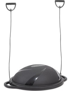 Tasakaalu poolpall inSPORTline Dome Hold koos takistuskummidega - Must