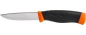 Knife Morakniv Companion F Heavy Duty, Carbon Steel, Orange