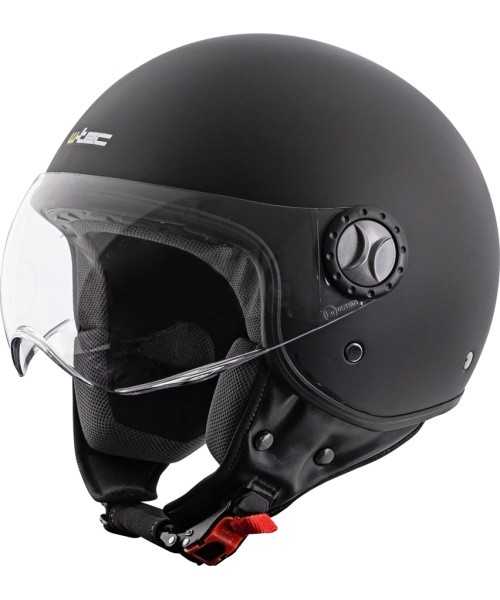 Scooter Helmet W-TEC FS-701MB Matt Black - Black