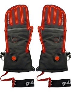 Heated Mittens 2-in-1 Glovii GS21 - Black
