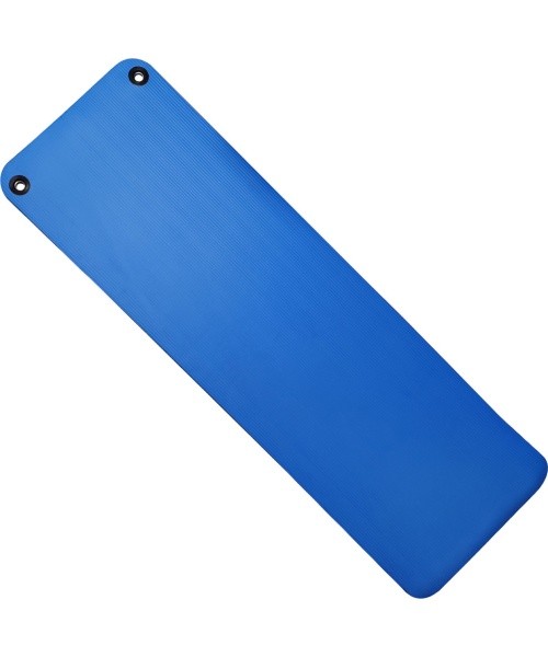 NBR Fitness Mat with Two Holes for Hanging Yate, 183×61×1cm, Blue 