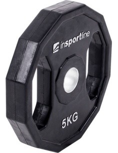 Rubber Coated Weight Plate inSPORTline Ruberton 5kg