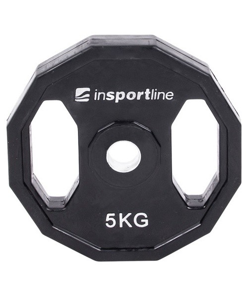 Rubber Coated Weight Plate inSPORTline Ruberton 5kg