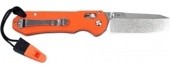 Ganzo G7452-OR-WS folding knife with whistle