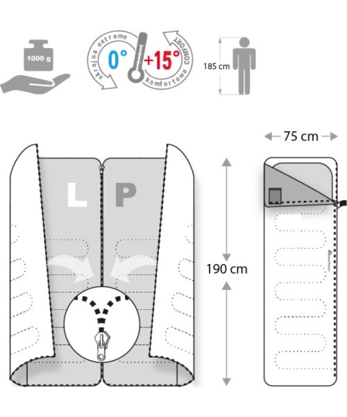 Sleeping bag meteor dreamer - Moro - L