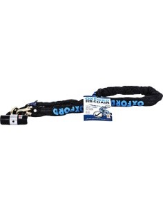 Mootorratta ketaslukk Oxford Heavy Duty 1,5 m sinine