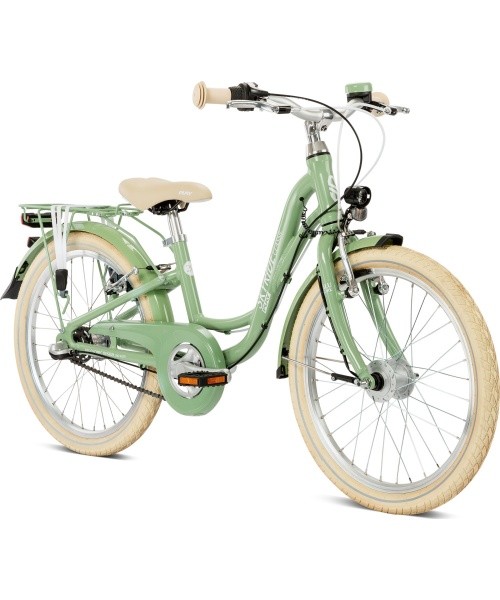 PUKY Skyride 20-3 Classic Alu Retro Bike, Green