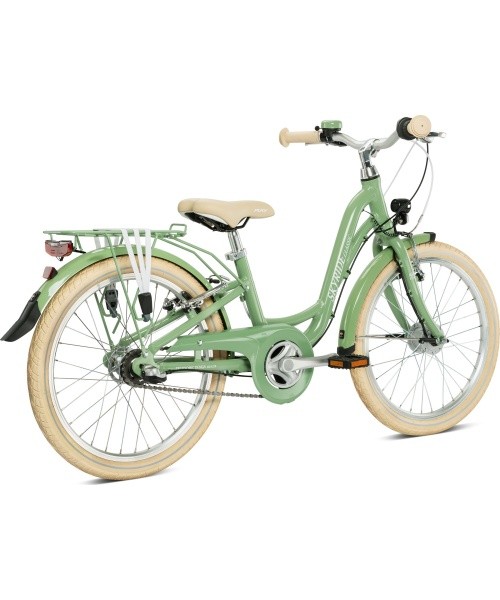 PUKY Skyride 20-3 Classic Alu Retro Bike, Green