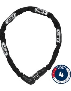 Abus Steel-O-Chain 5805C/75 black lock