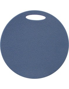 Round Sit Mat Yate, 2-layer, Diameter 35cm, Blue/Pink