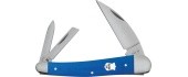 Pocket Knife Case SS Blue G-10 Seahorse Whittler