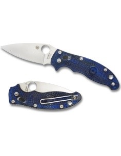 Kokkupandav nuga Spyderco C101PBL2 Manix 2, läbipaistev sinine